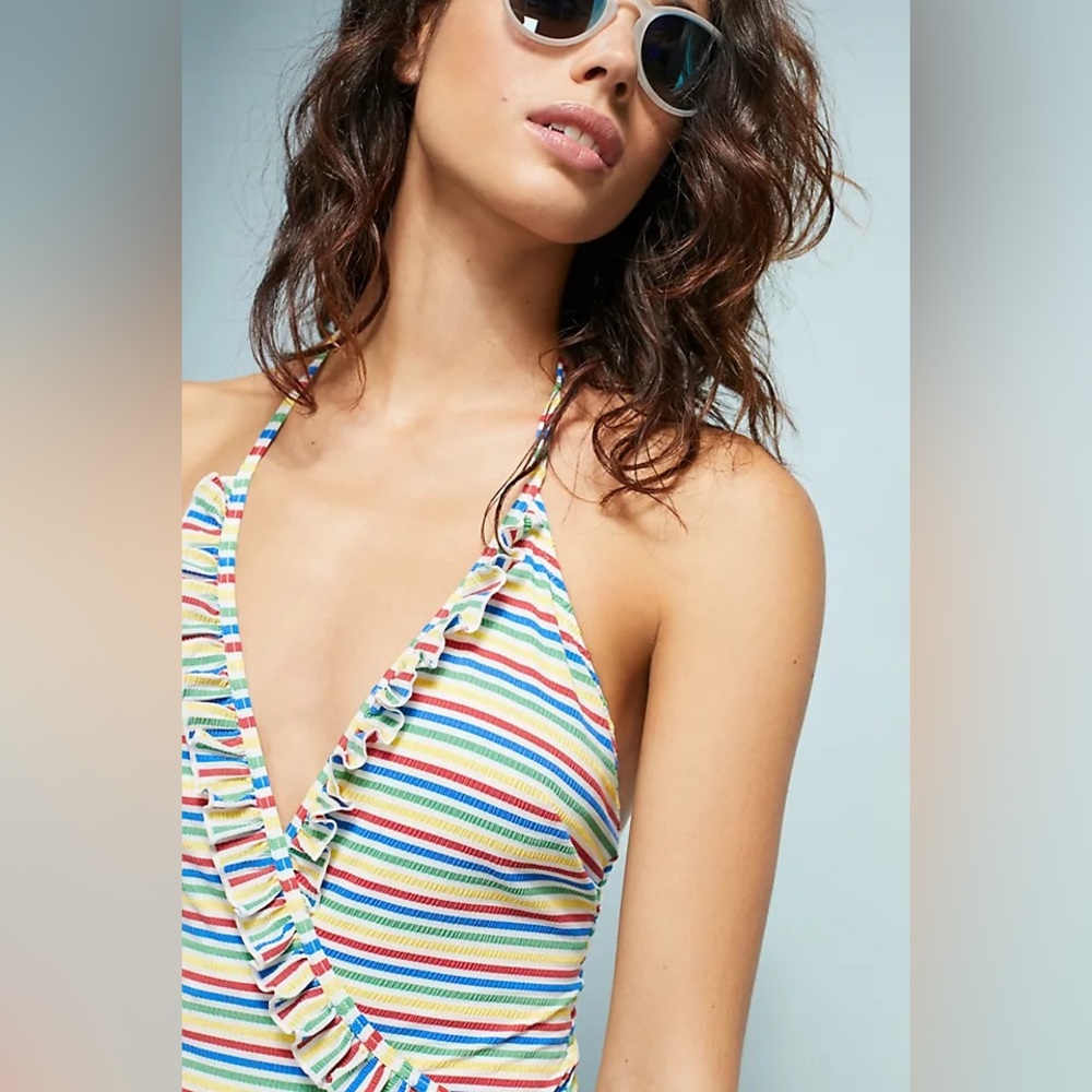 Solid & Striped Multicolor Nadine One Piece Swims… - image 5